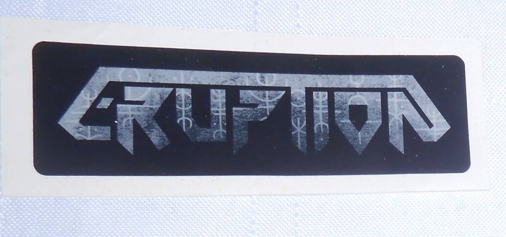 Eruption Small Bumper Sticker RARE 4×1.5 British Disco R&B