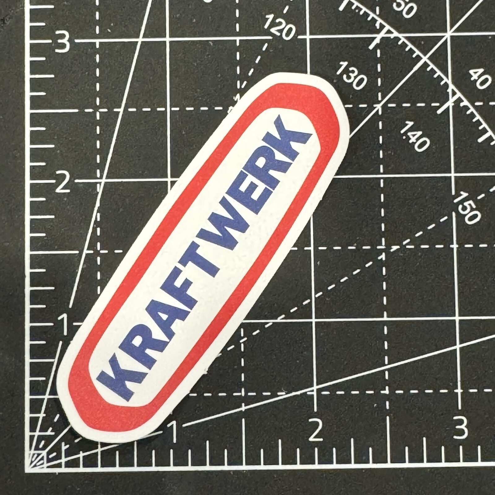 KRAFTWERK German Electronic Band Logo – Vinyl Decal Sticker Bomb KRAUTROCK Pop