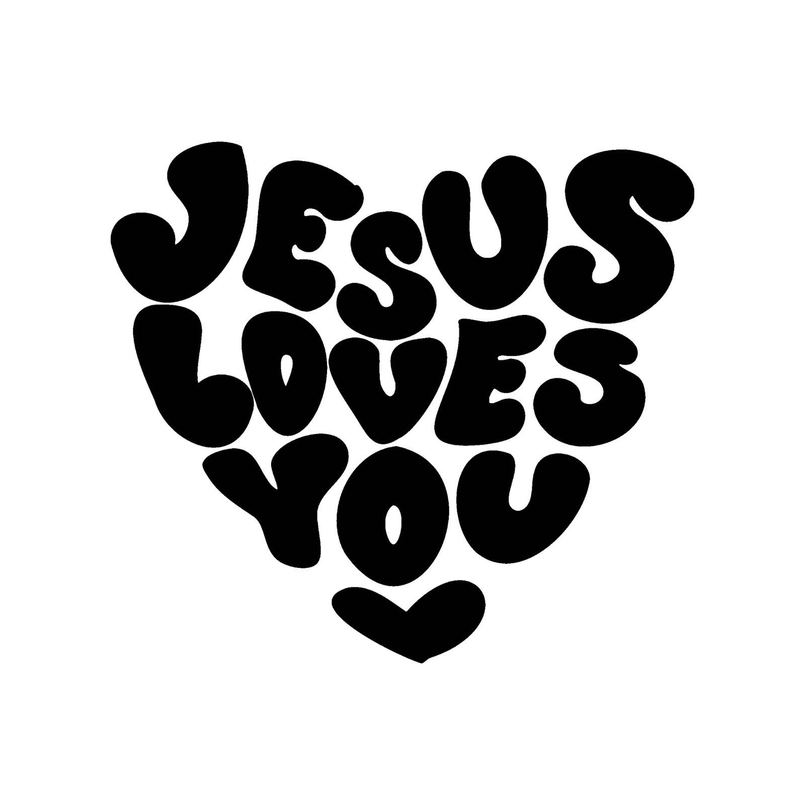 Jesus Loves You Decal Cross Car Truck Window Vinyl Sticker Religious Decal