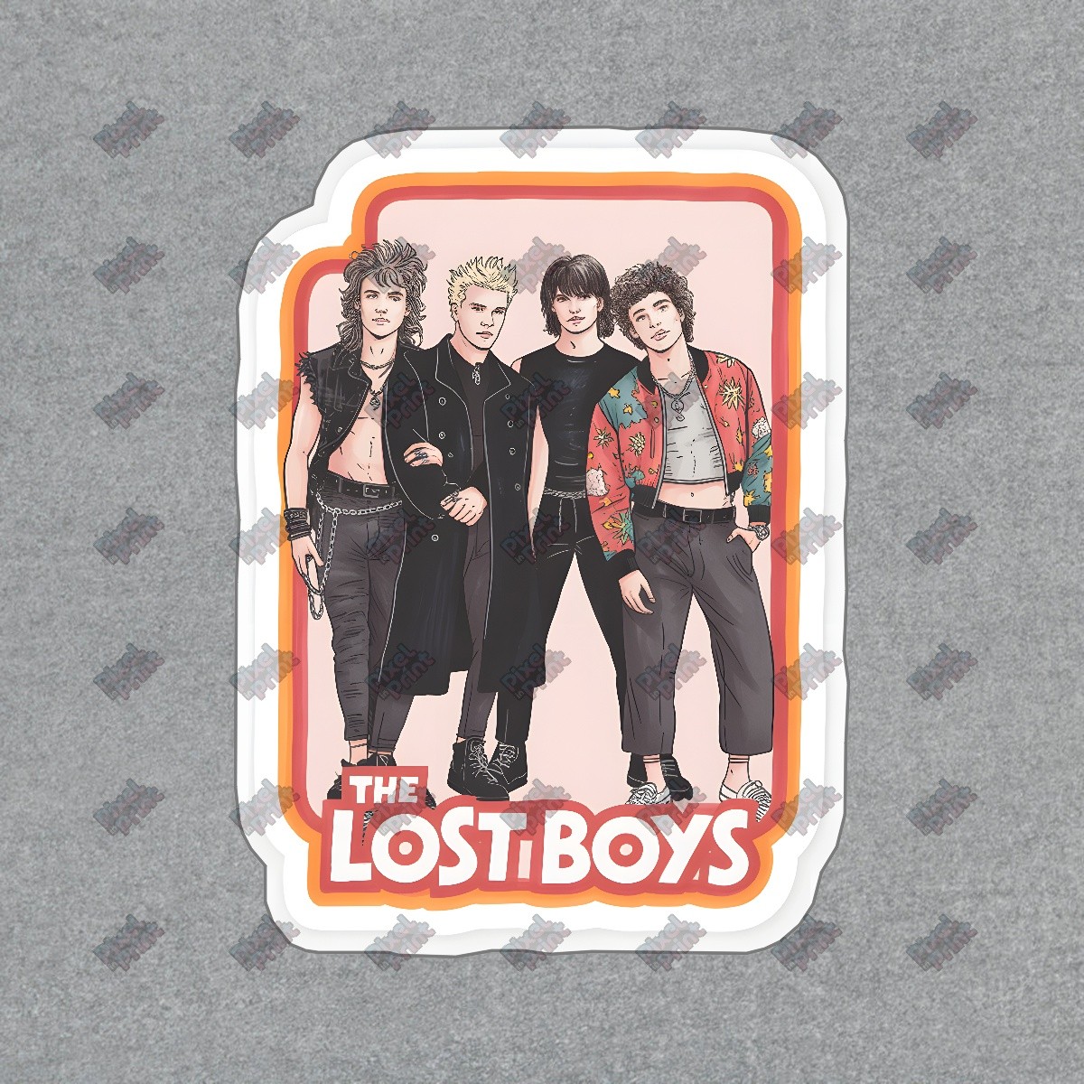 Vintage 1980s Punk Aesthetic Sign The Lost Boys Movie Art Decor #8936