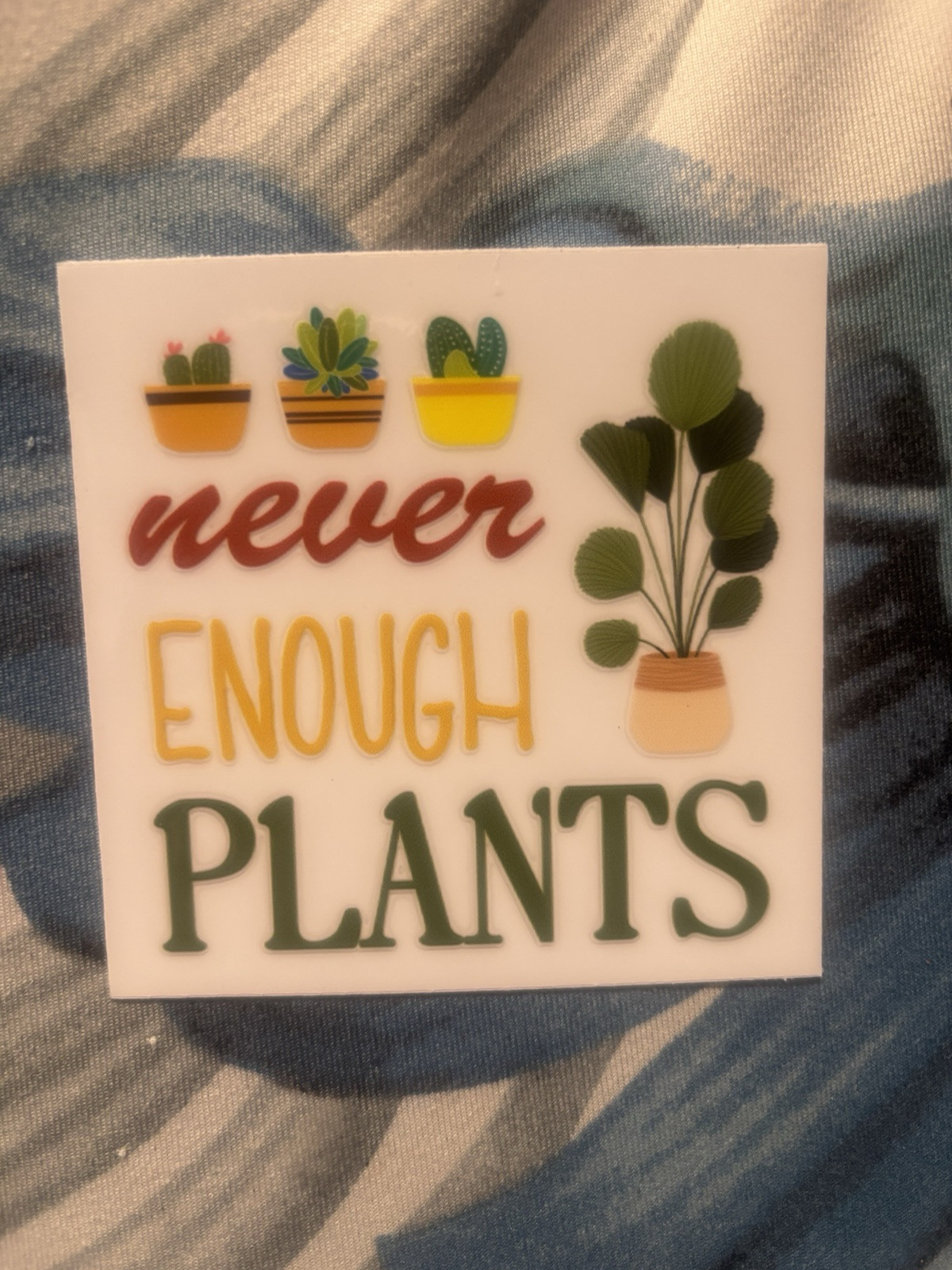 Plant Decal 3.5inch . Durable In Any Weather
