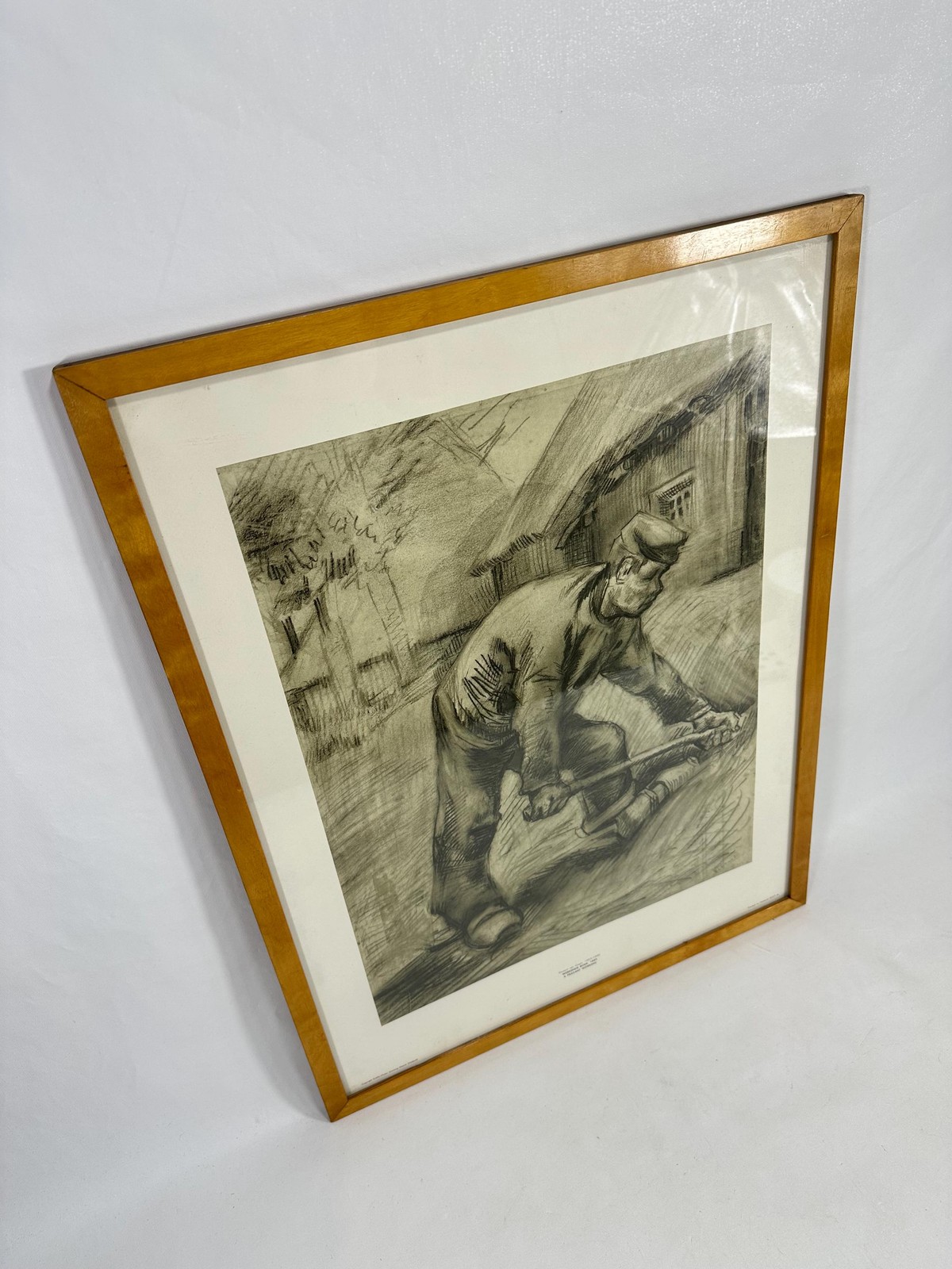 Vincent van Gogh Reproduction: A Pesant Working Art Print