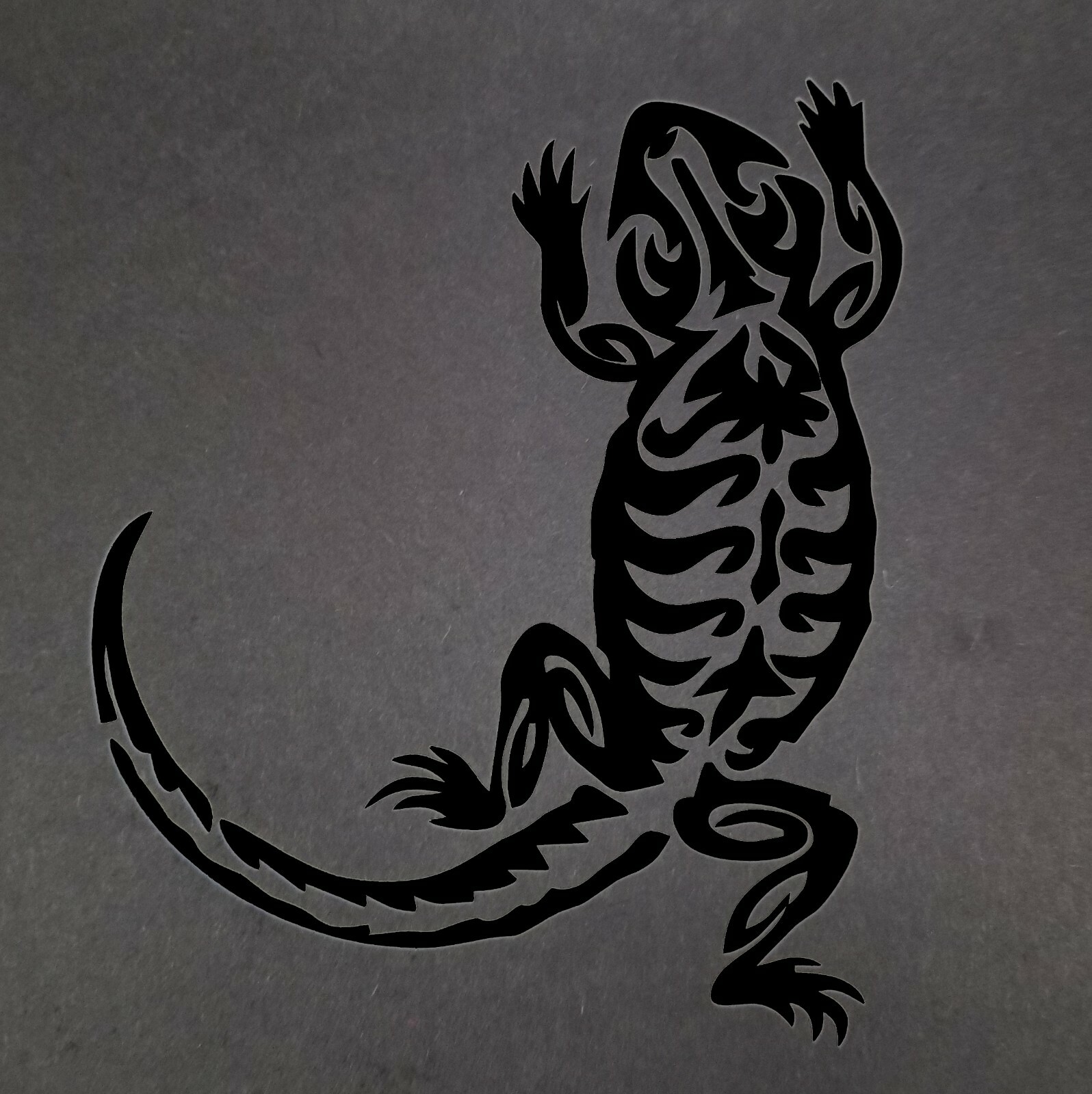 Lizard Tribal Decal Sticker CNC Cut Choose from 6 colors! FreeShip!