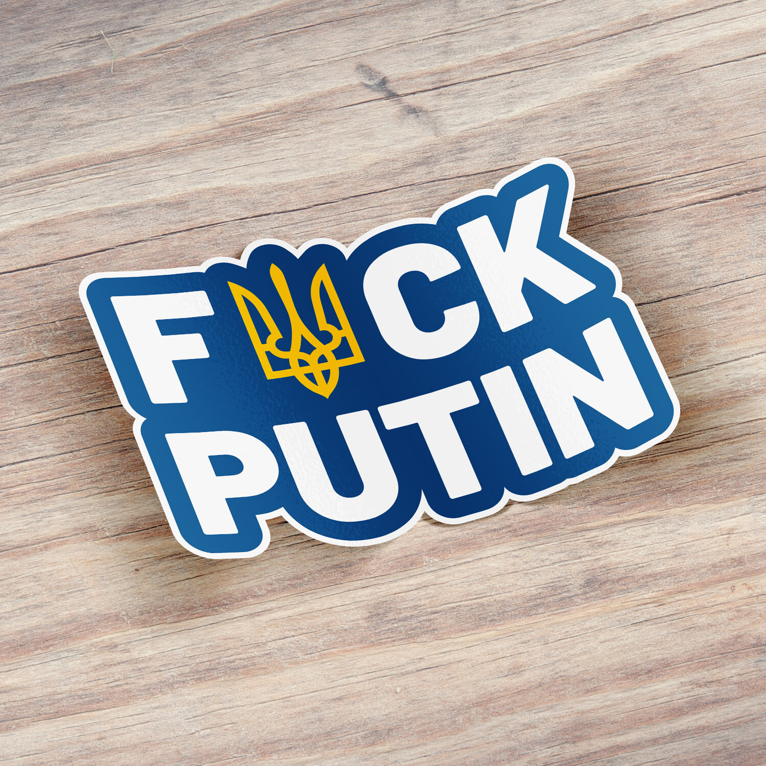 Support For Ukraine Car Bumper Vinyl Sticker Decal "SIZES"