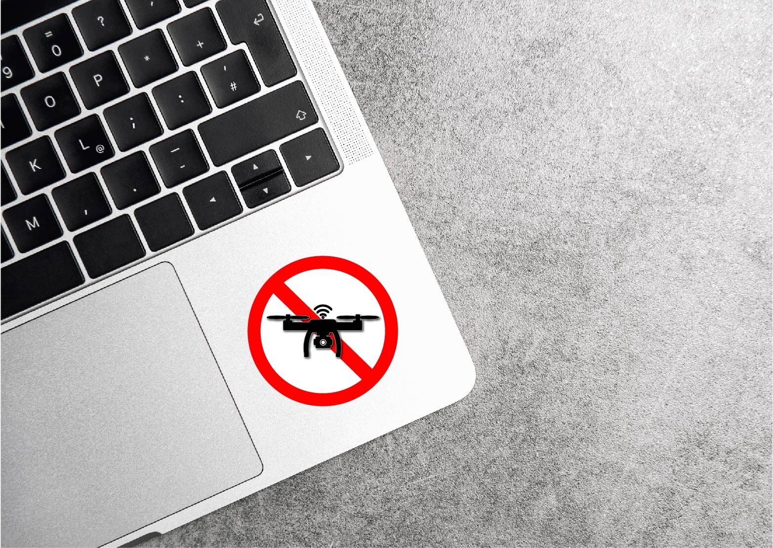 No Drone Decal Sticker Spies Drones Citizen Privacy Zone Dont Spy Anti-Drone USA