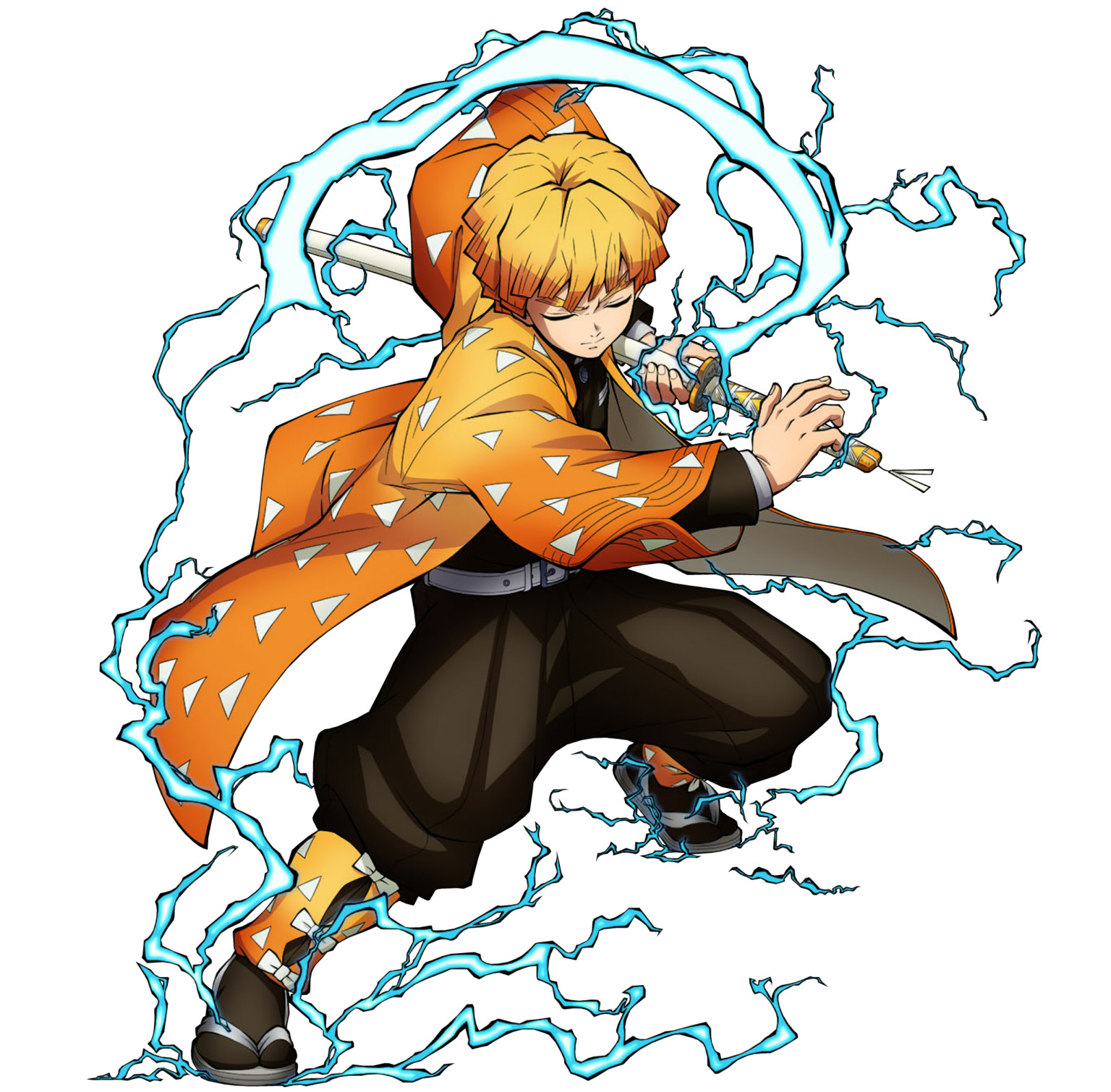 Demon Slayer Zenitsu Agatsuma sticker weatherproof bumper vinyl decal