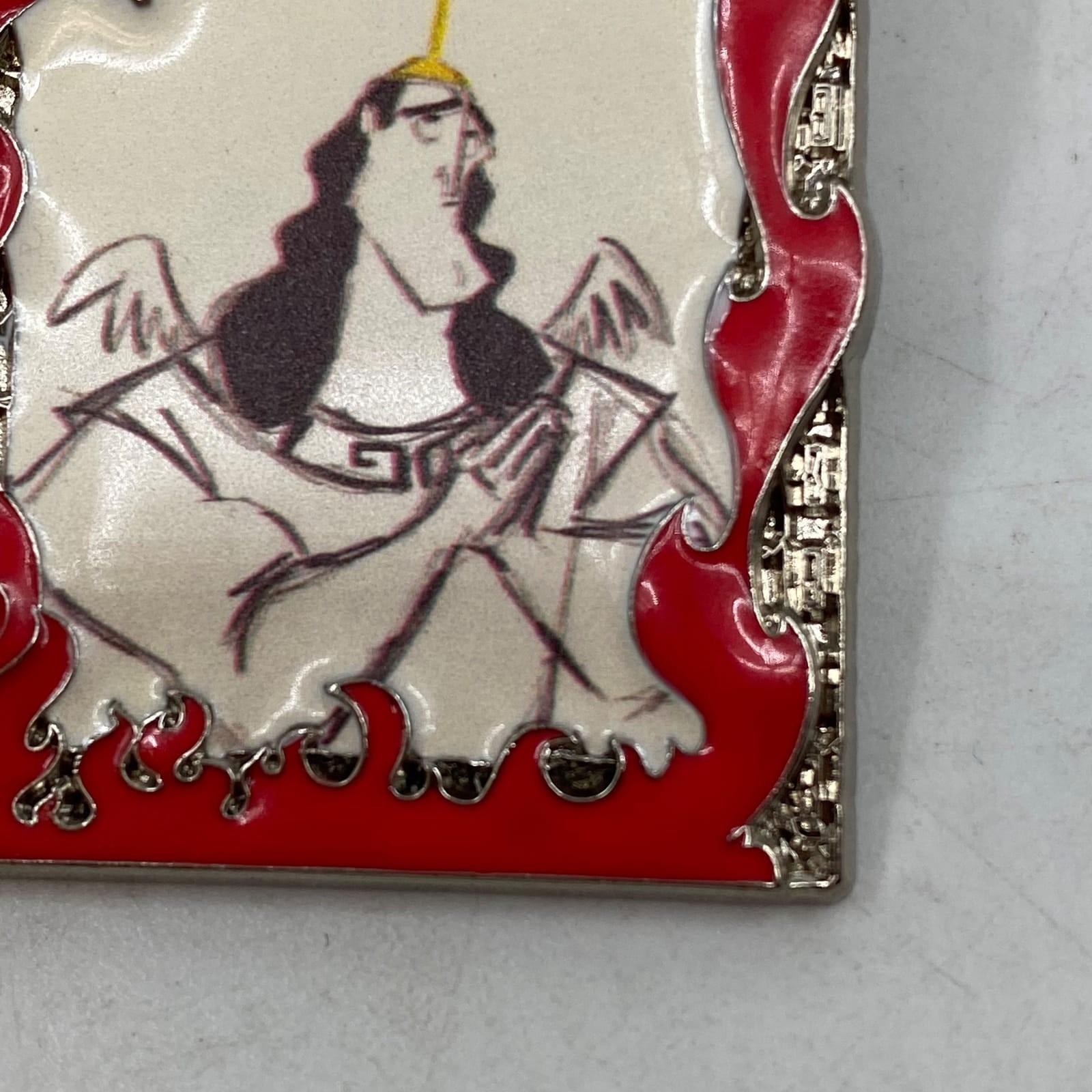 Disney Red Silver Kronk Pin | One Size