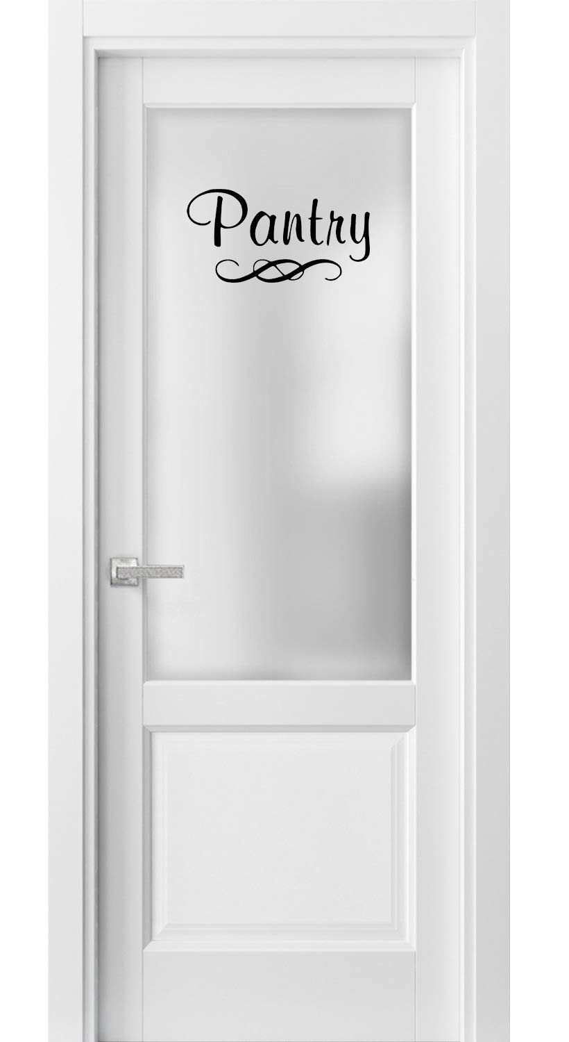 Pantry Sticker/Decal 9×4.5 inches – Vinyl Door Cabinet Cupboard Glass Pantry …