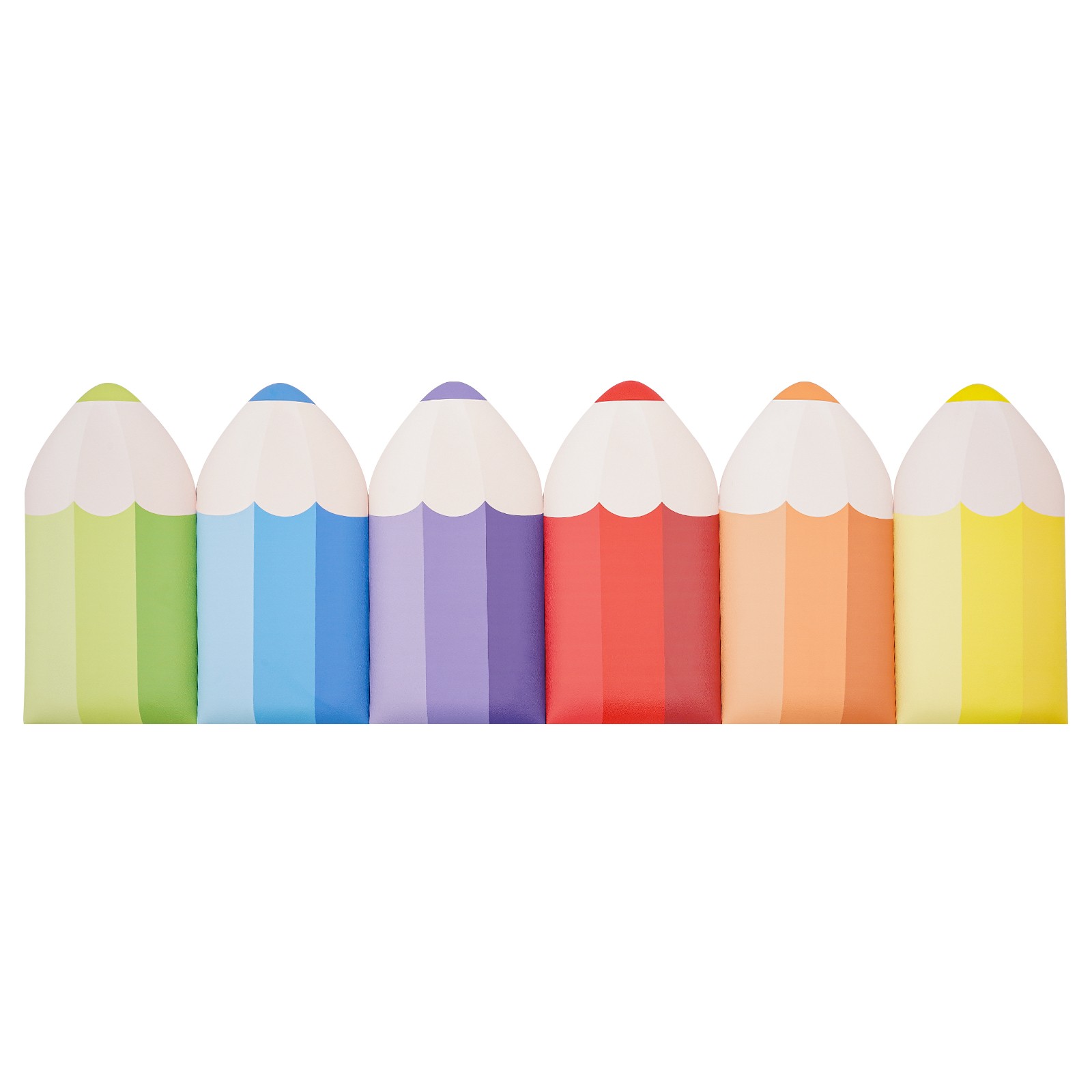 6Pcs 3D Pencil-Shaped Wall Padding for Kids Wall Mats Playroom Wall Protection