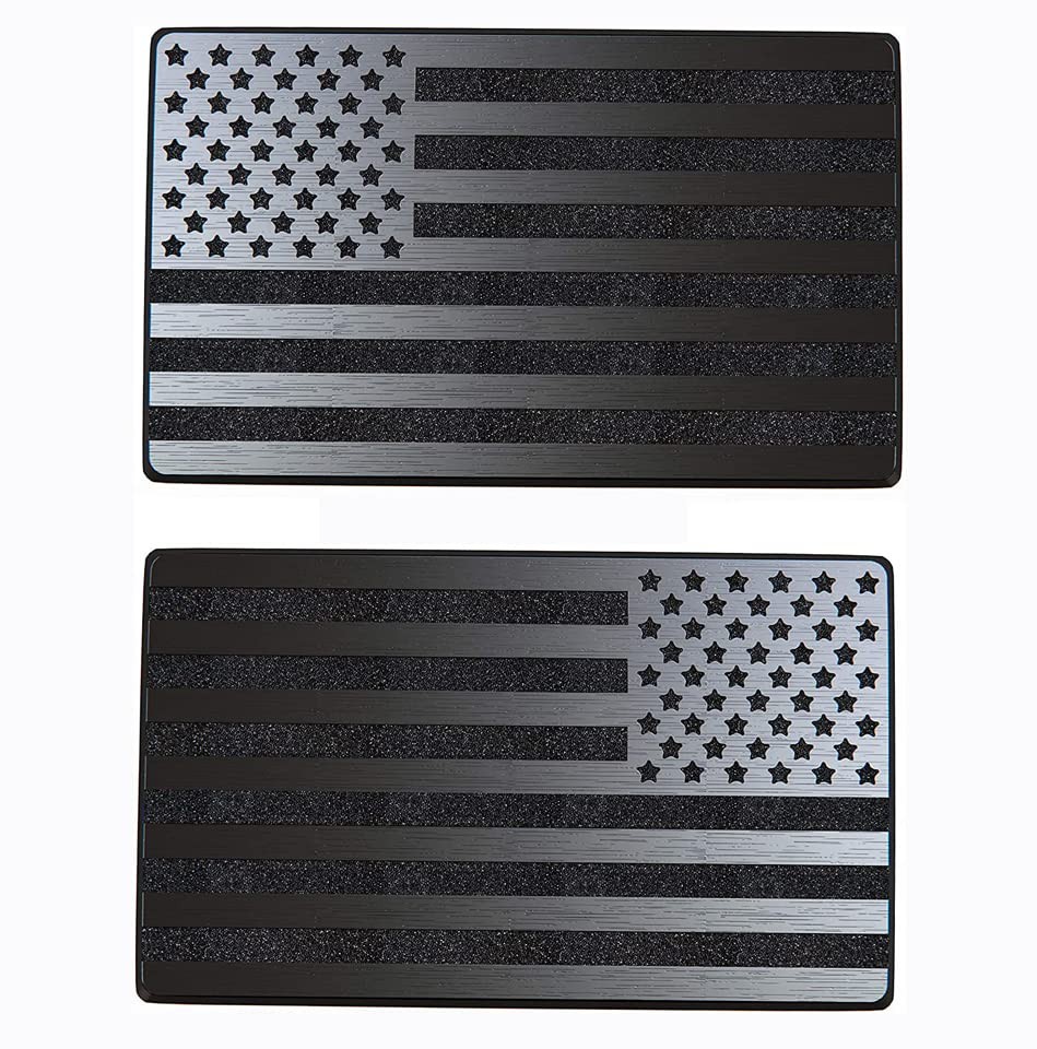 Magnet American Black Flag Reflective Auto Decal for Cars Trucks, 2pcs Forwar…