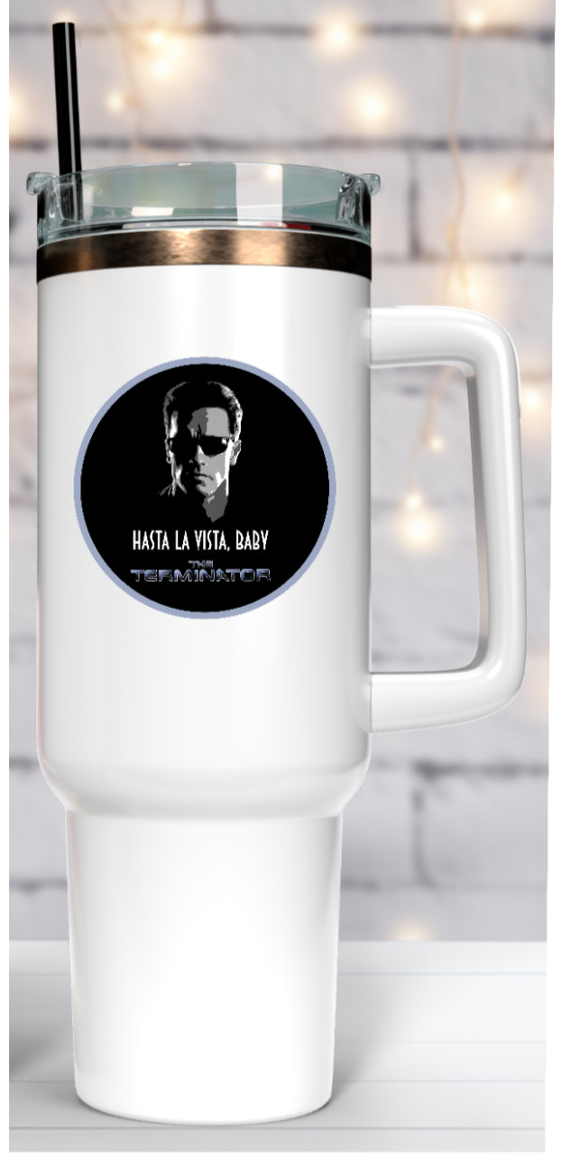 Movie – The Terminator "Hasta" – 4" Handmade Vinyl Decal Vehicle Cooler Laptop