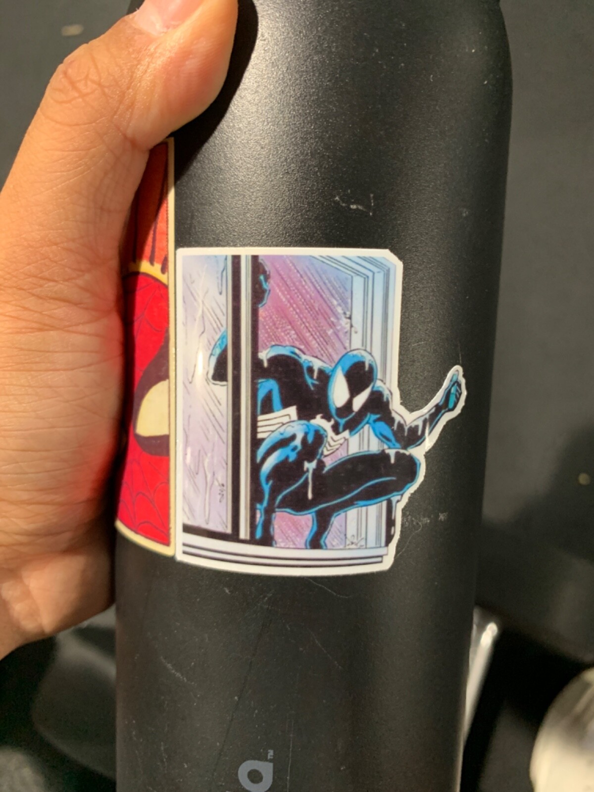 Spider-Man Symbiote Black Suit Spidey Comicbook Sticker