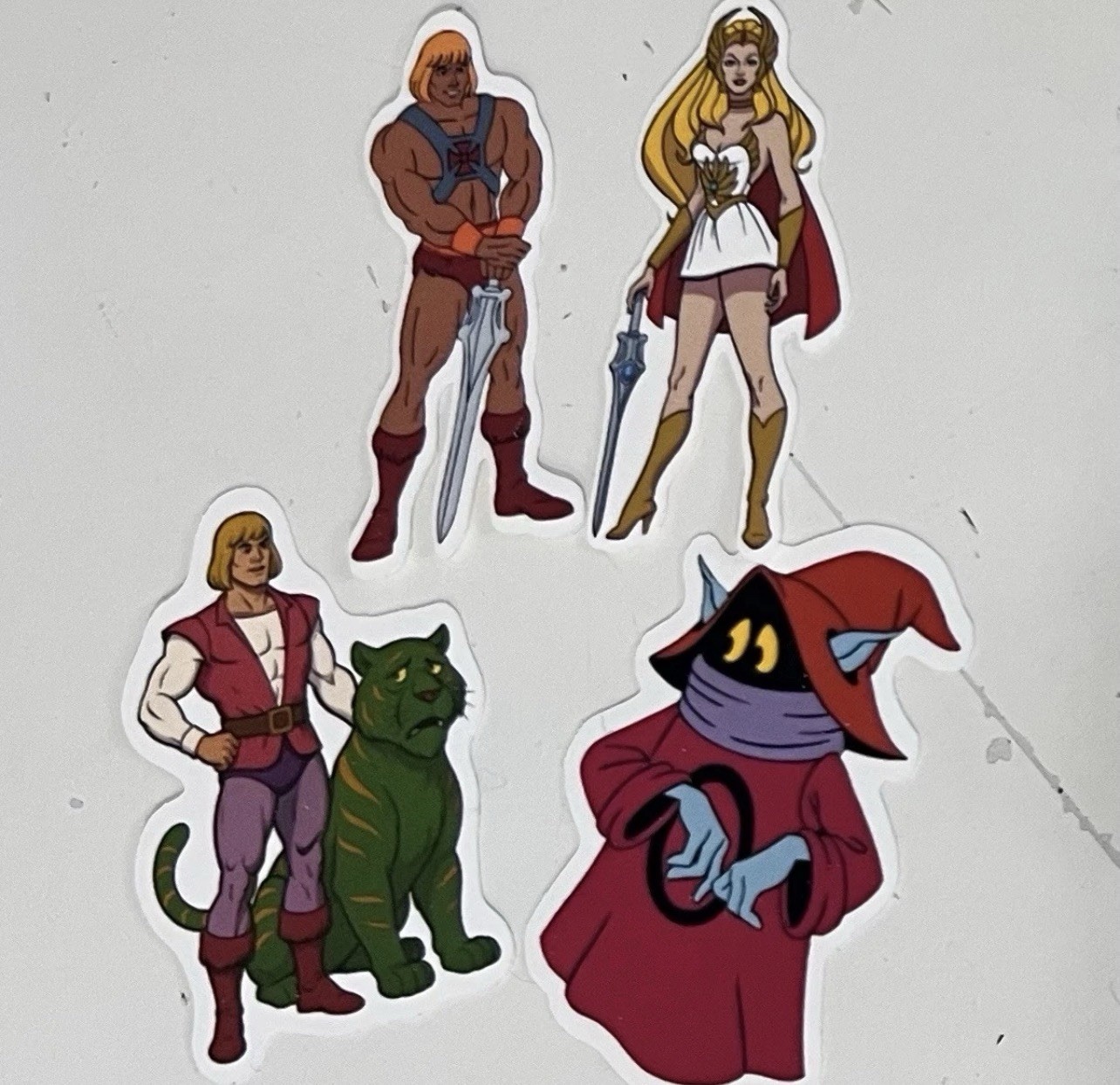He Man Stickers Masters Of The Universe Saturday Morning Cartoons Decal 5 Pack