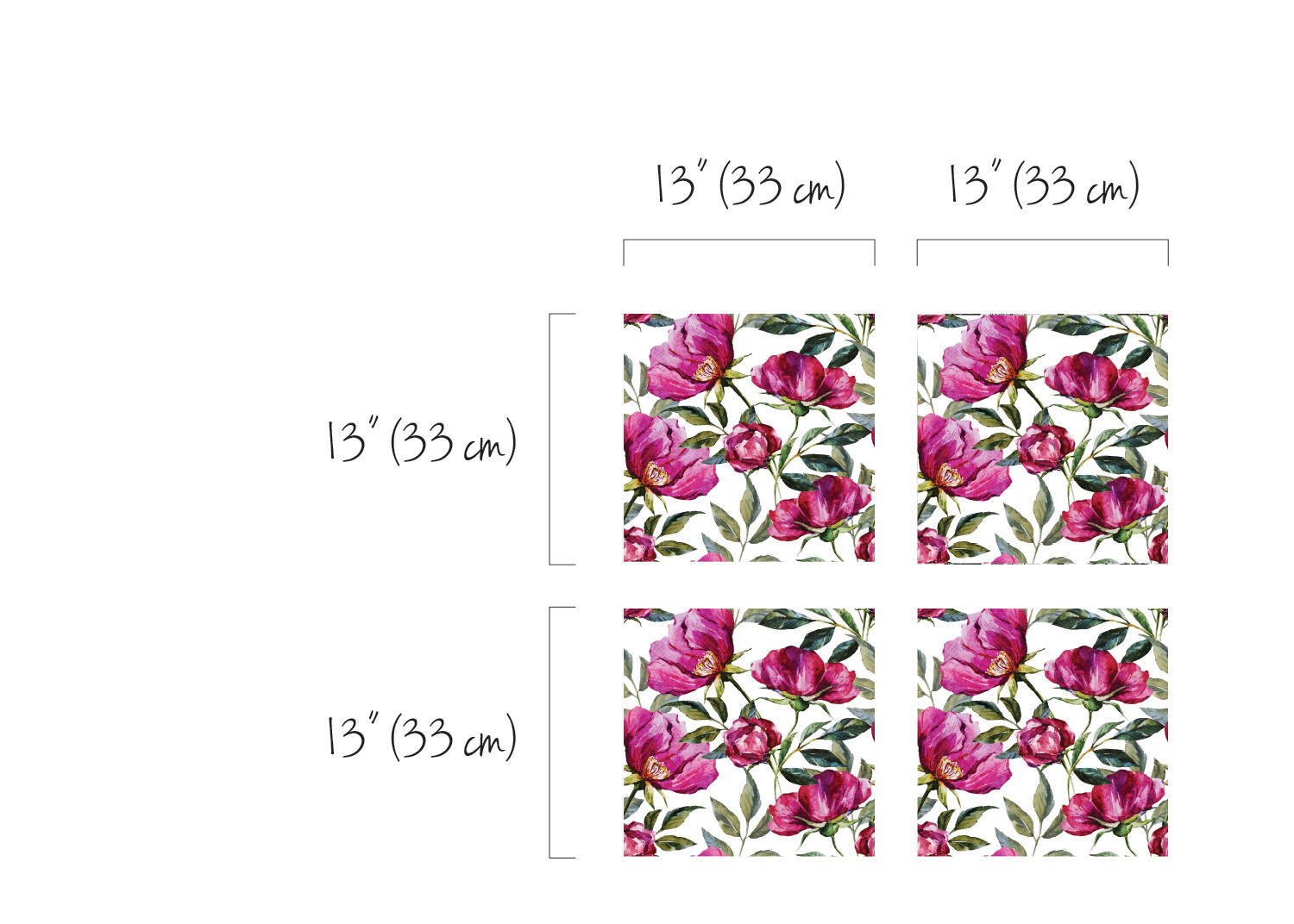 Decals for Kallax Expedit IKEA Floral Colorful Stickers Decoration Covering hack