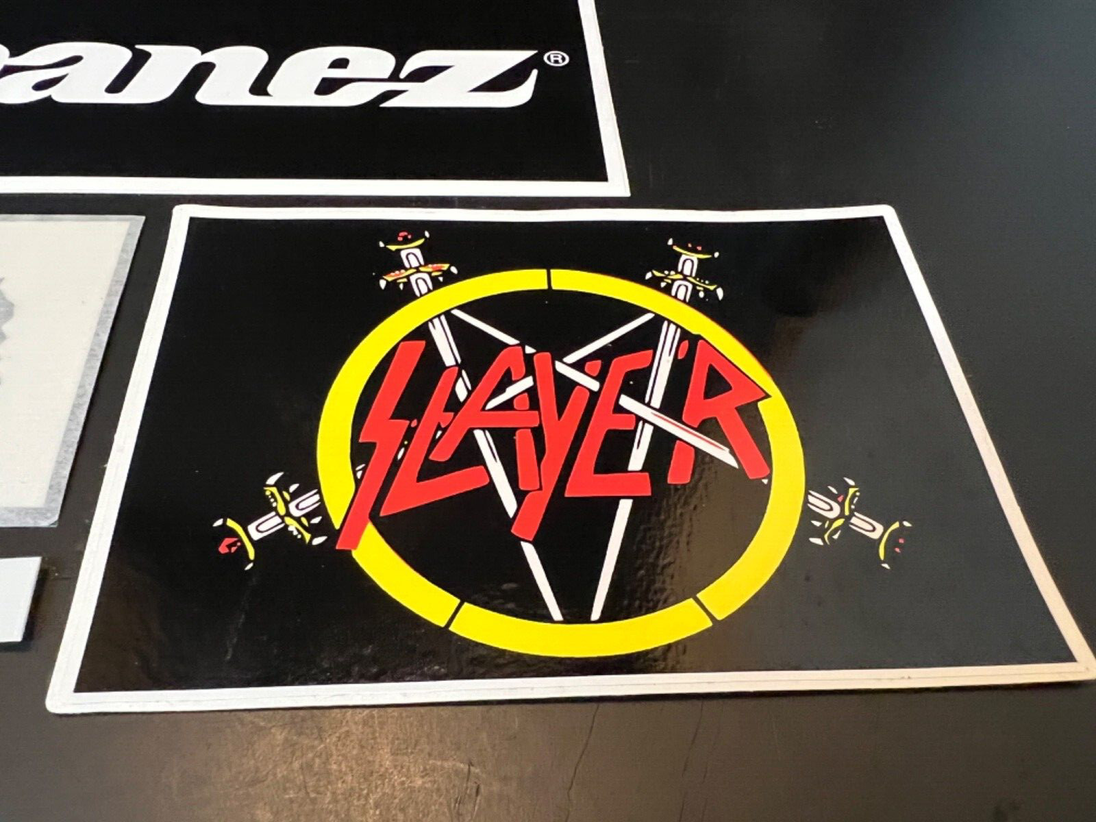 assorted vinyl stickers