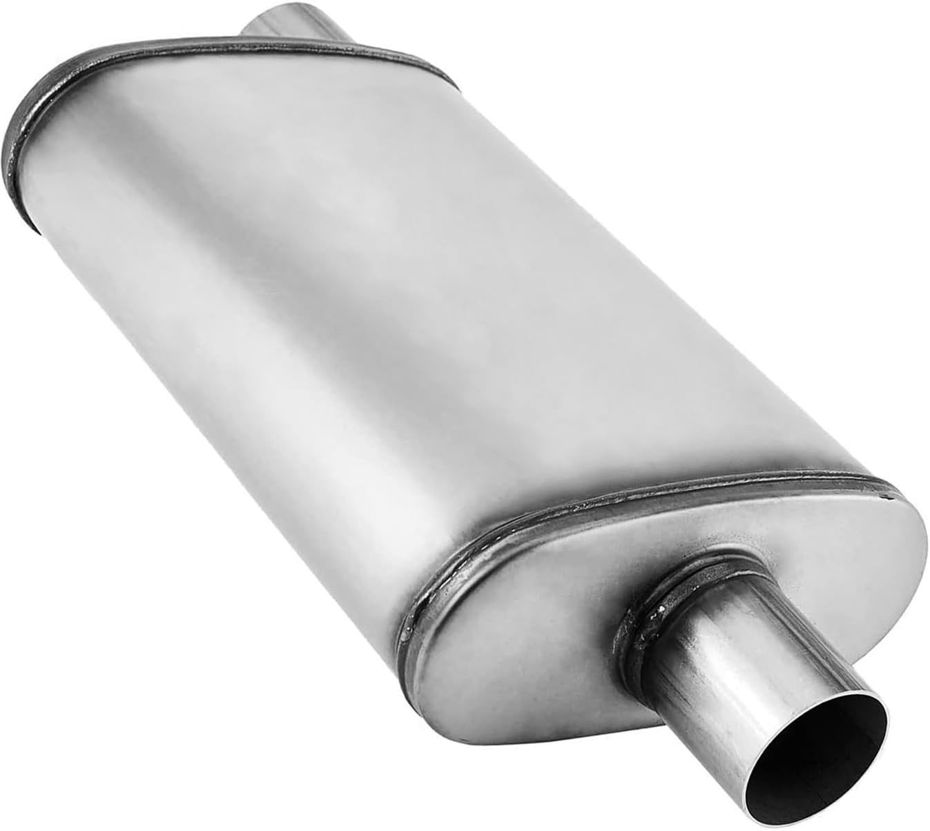 2in Universal Stainless Steel Muffler Resonator – Deep Performance Tone for Cars
