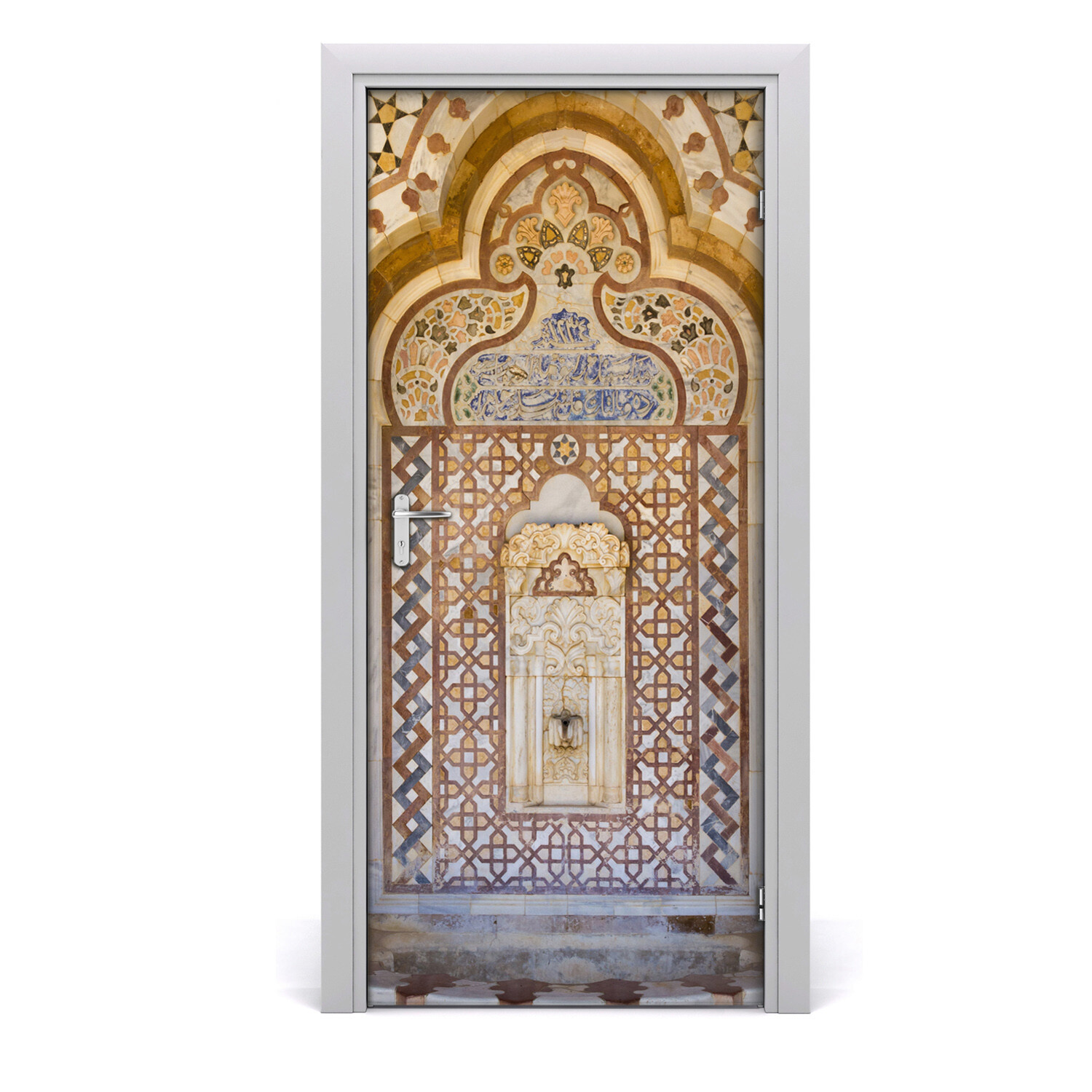 Self adhesive Door wrap removable Peel & Stick Architecture Lebanon Palace Gift