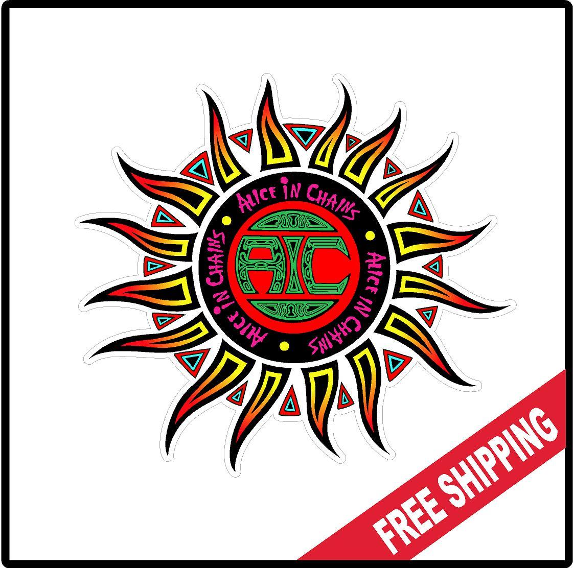 Alice in Chains Vinyl Wall logo Decal Sticker Heavy Metal Rock Various Sizes