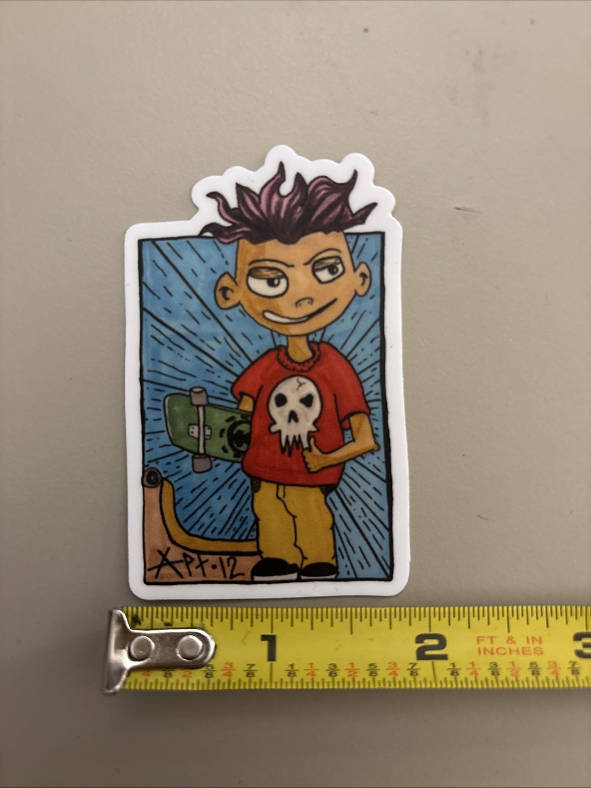 Skateboarding Dude (Decal Is Dishwasher Safe) Skateboard