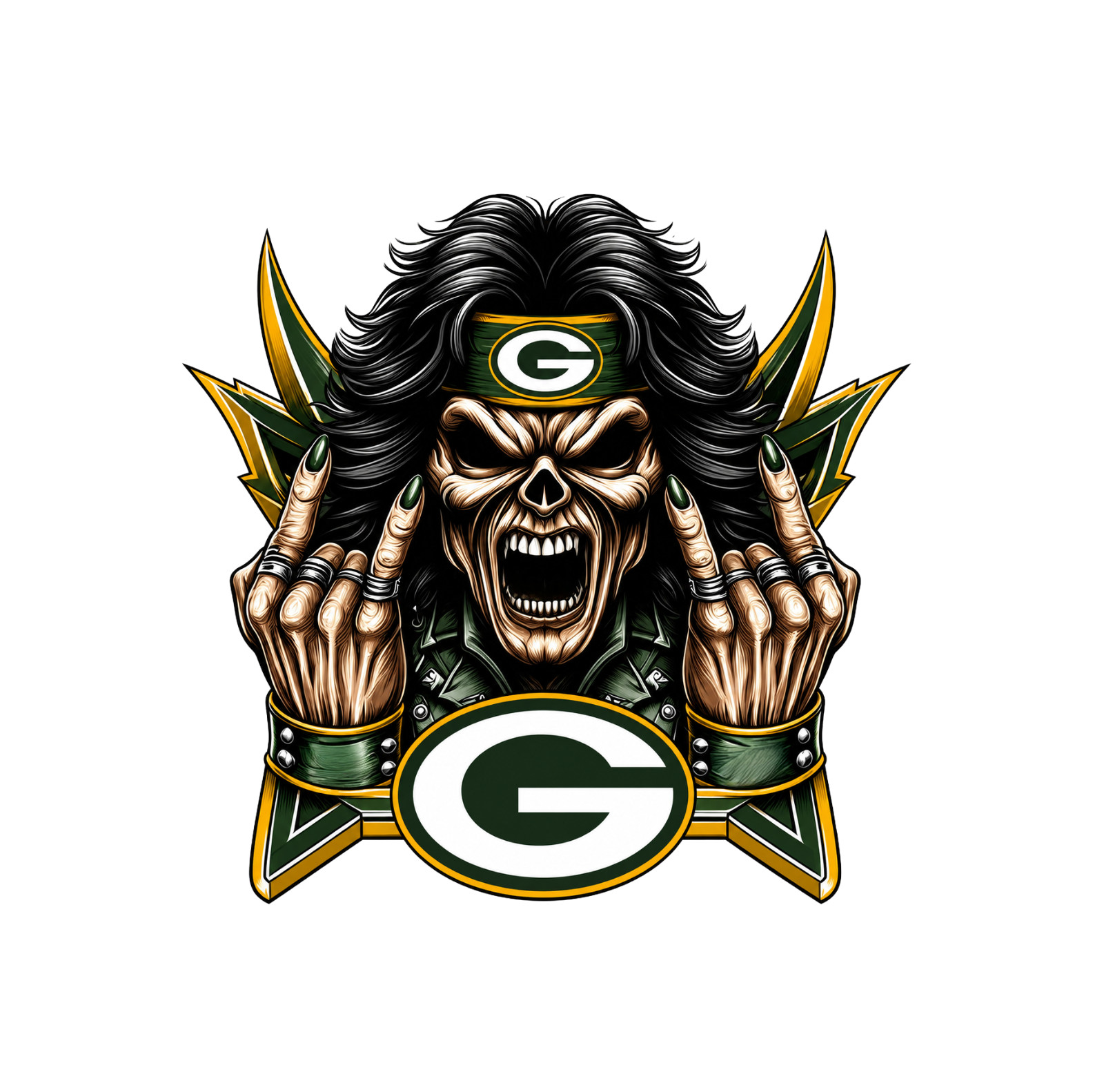 Eddie is a Packers fan 100% waterproof vinyl sticker decal – several sizes