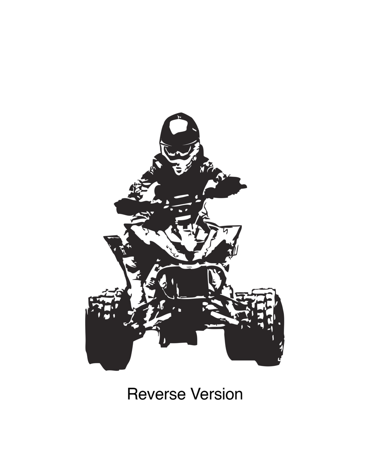 Racing Quad Bike Wall Decal. 4 Wheeler. Xtreme Sports. #JH241