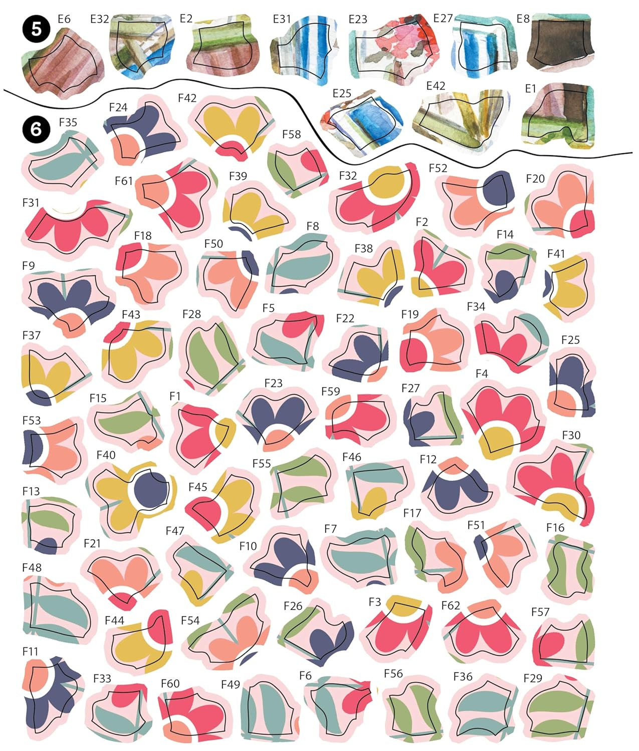 Brain Games – Sticker by Number: Be Calm (28 Images to Sticker)