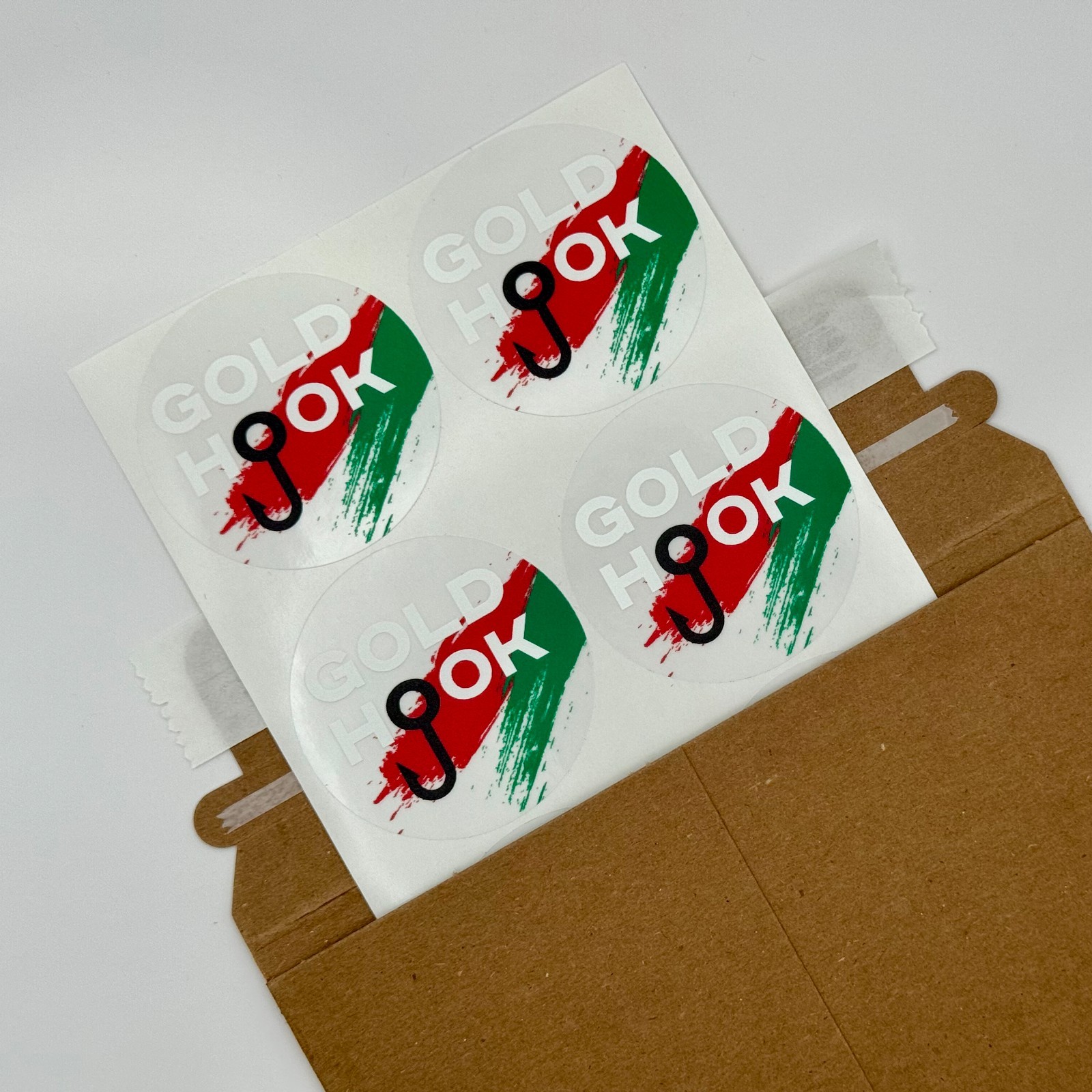 Transparent (clear) Custom stickers – Your Logo, Text, Name, 1-5 inch, Qty 100