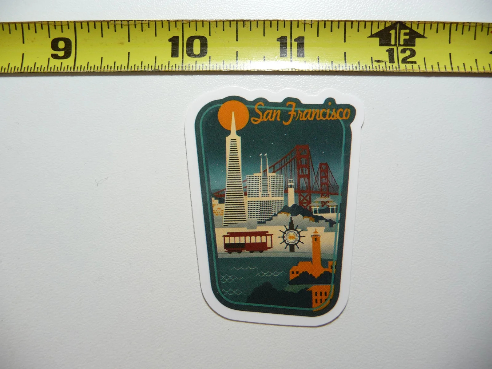 CALIFORNIA SAN FRANCISCO TOURIST SITES SMALL STICKER DECAL PRIDE STATE