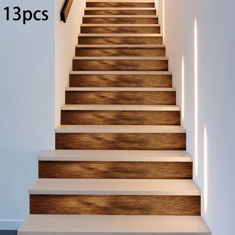 Brandnew High quality Practical Stair Stickers Decoration Wood Pattern