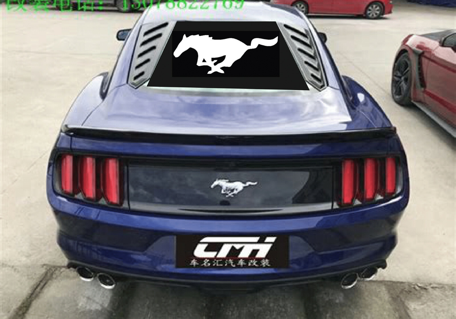 Mustang Horse,34inx13in,window decal,decals stickers vinyl art