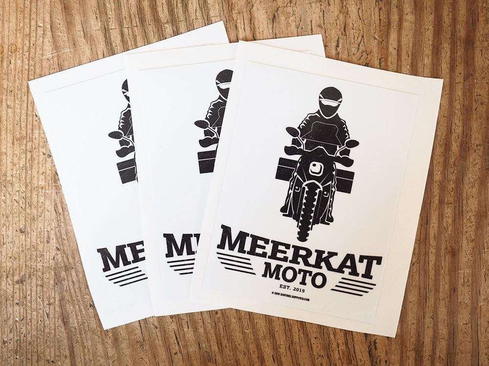 Meerkat Moto Rectangle Sticker – ADV Rider