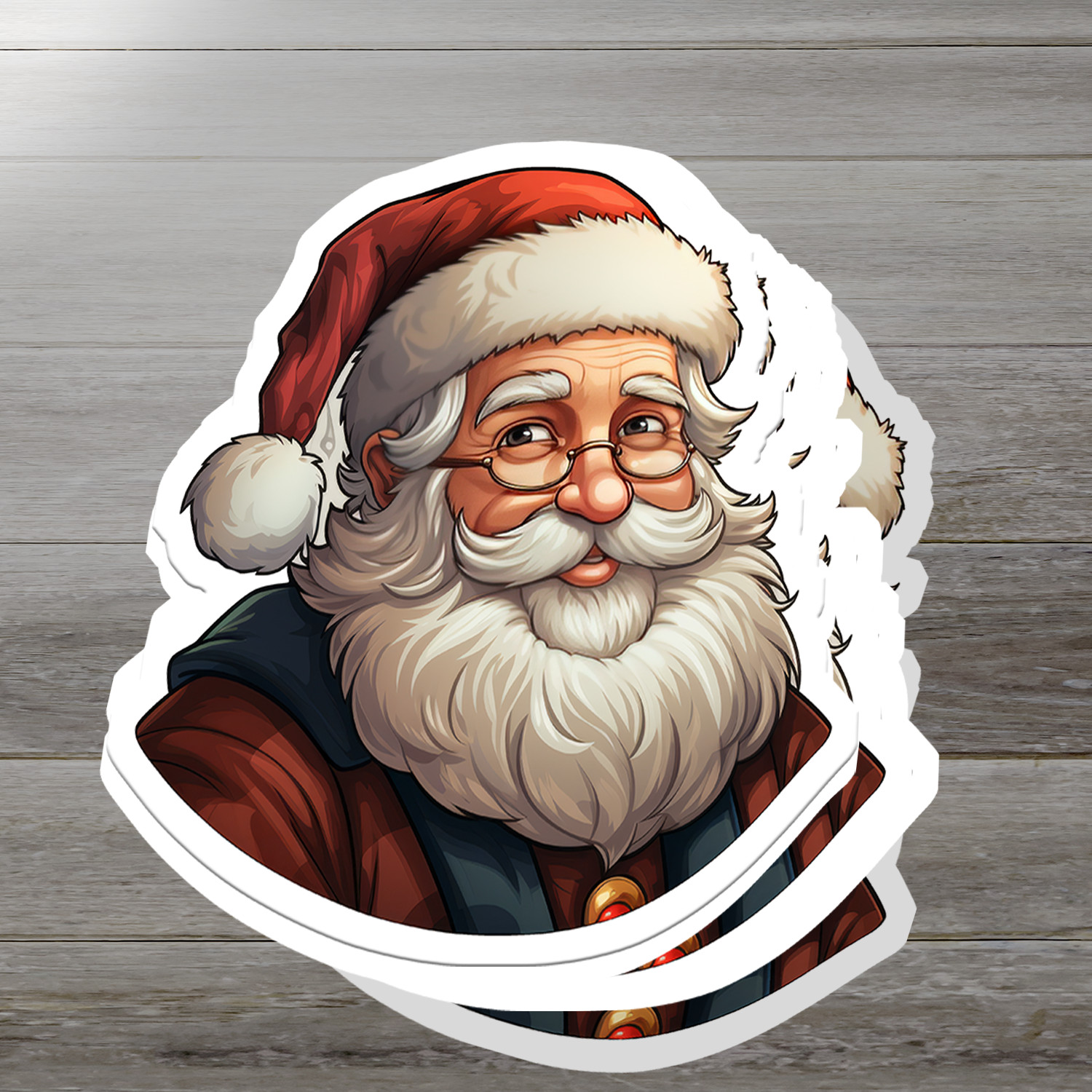 Santa Claus Vinyl Sticker – Bring the Magic of Christmas Anywhere