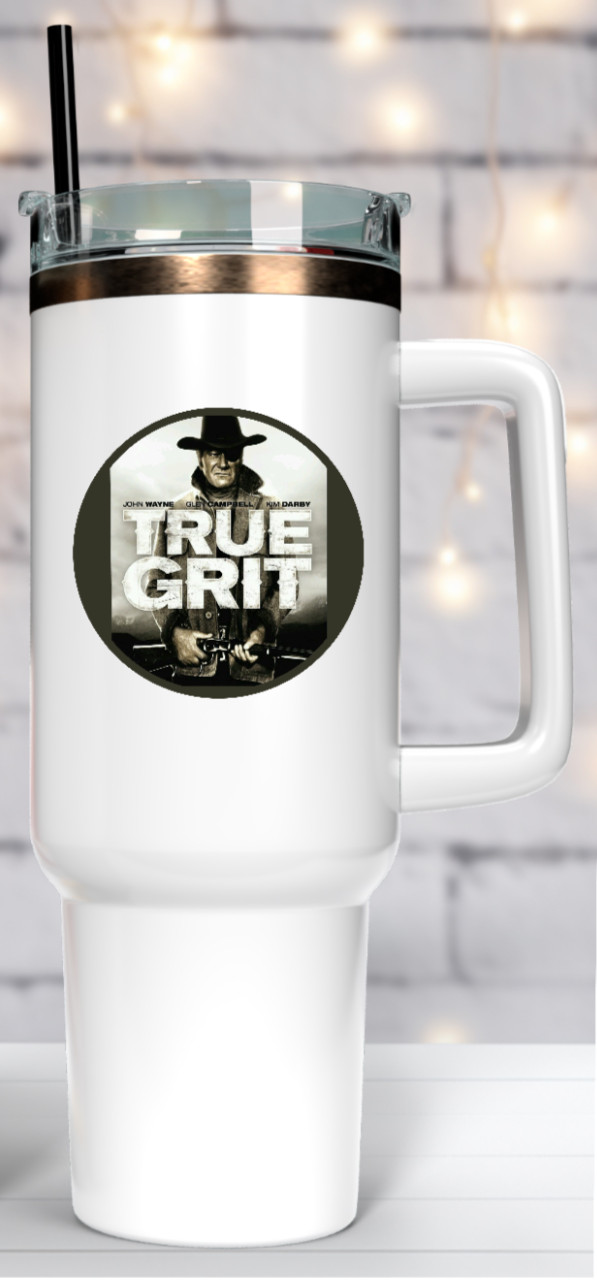 Movie – True Grit – 4" Handmade Vinyl Decal Vehicle Laptop Cooler Tumbler Decor