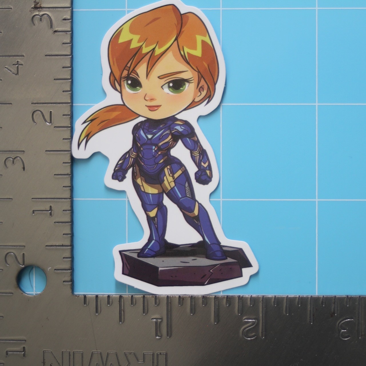 Marvel Universe Sticker (PEPPER POTTS) MCU Superheroes, Gloss PVC Decal