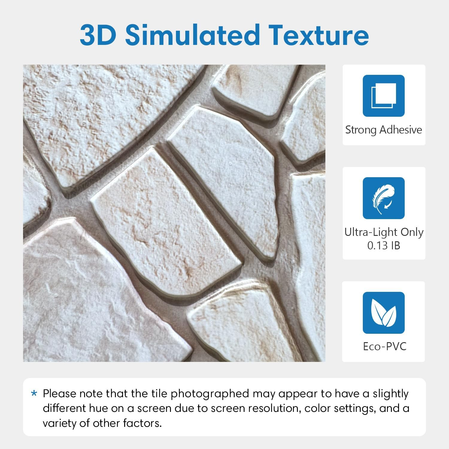 COMSTICKC 3D Peel and Stick Faux Stone Wall Panels for Quick DIY Wall Decor | Be