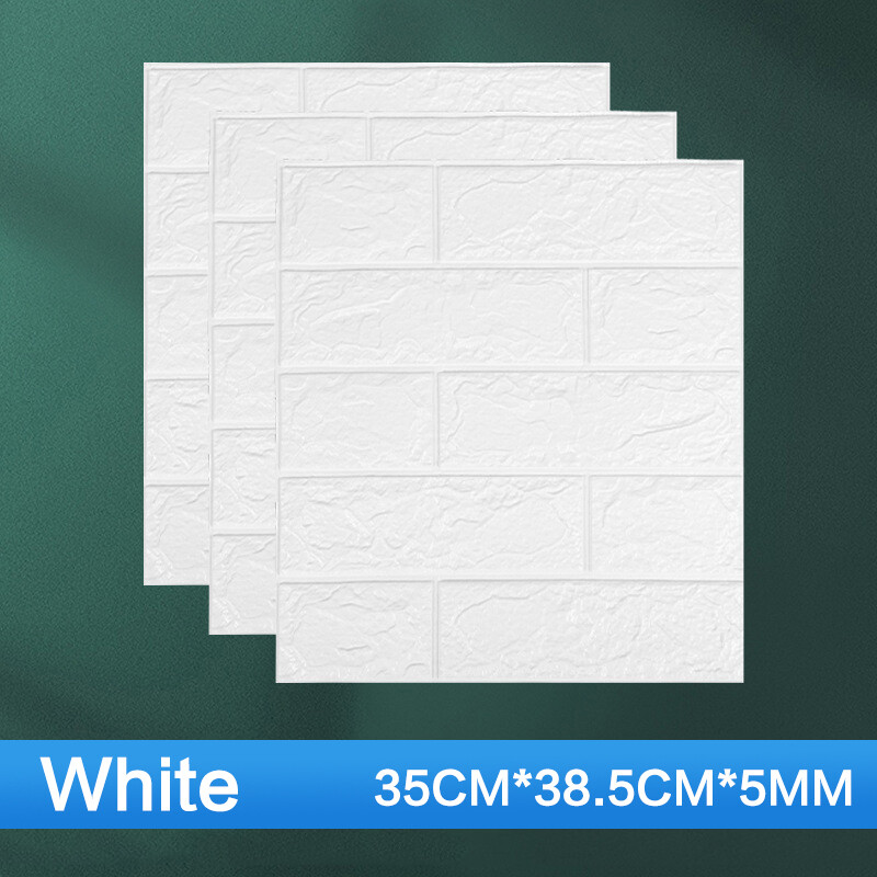 1PCS 3D Self Adhesive Brick Wall Tile Sticker Kitchen Bathroom Wallpaper Decor