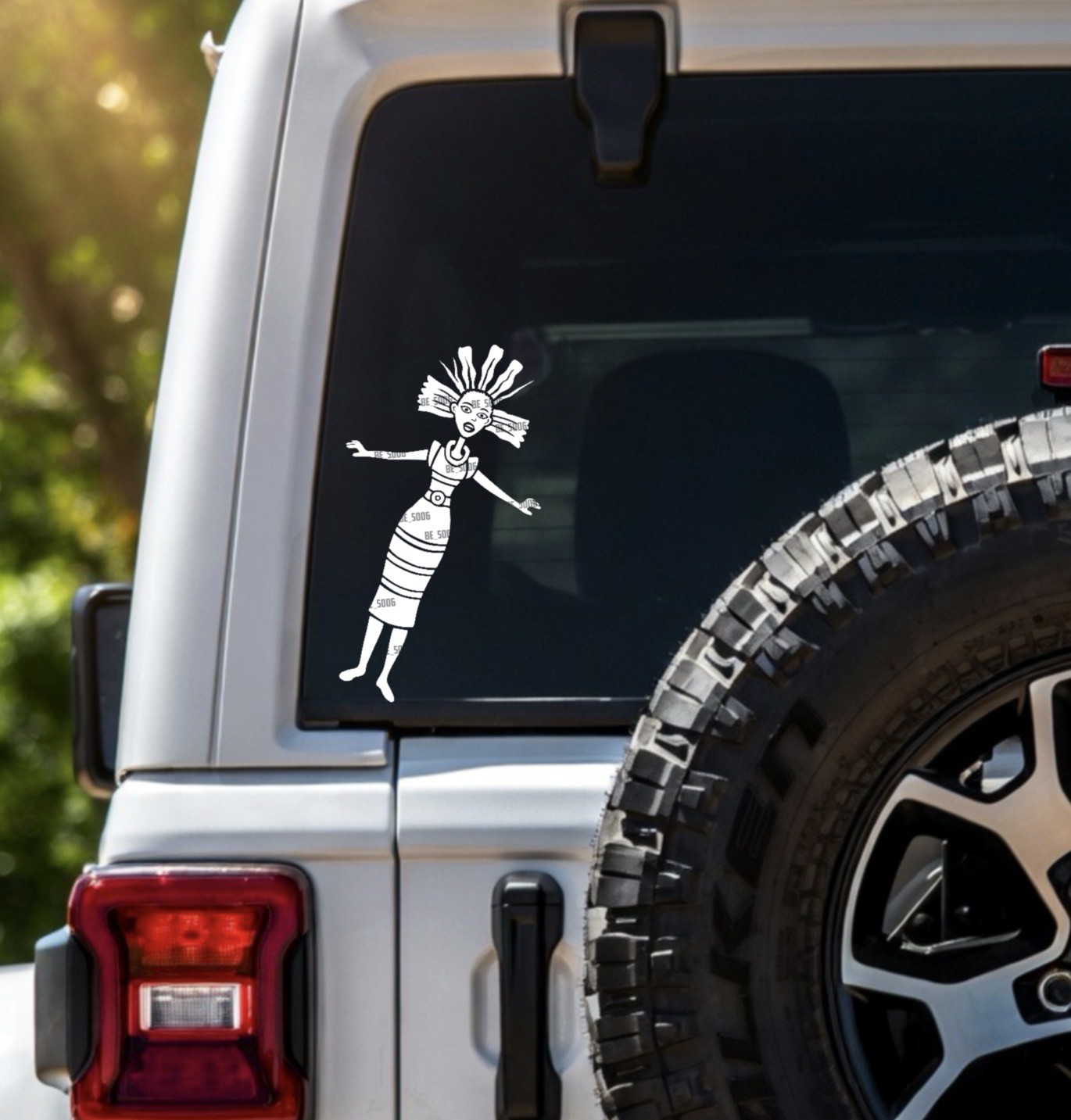 Cynthia Rugrats Vinyl Decal Funny Cartoon Doll Car Window Laptop Sticker