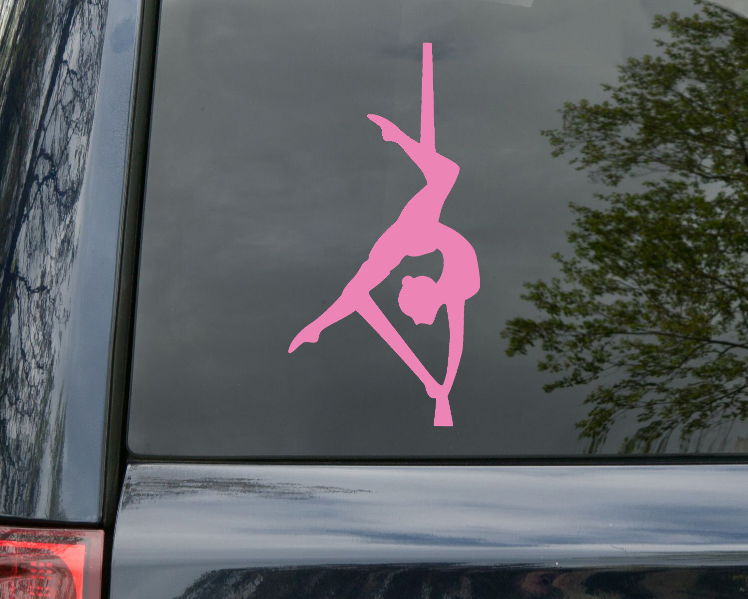 Aerial Silk Artist Vinyl Decal – Hoop Art Performer – Die Cut Sticker Acrobatics