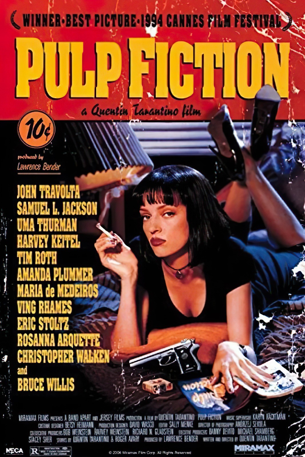 PULP FICTION Wall Vinyl Decal Poster Canvas Print Removable Adhesive