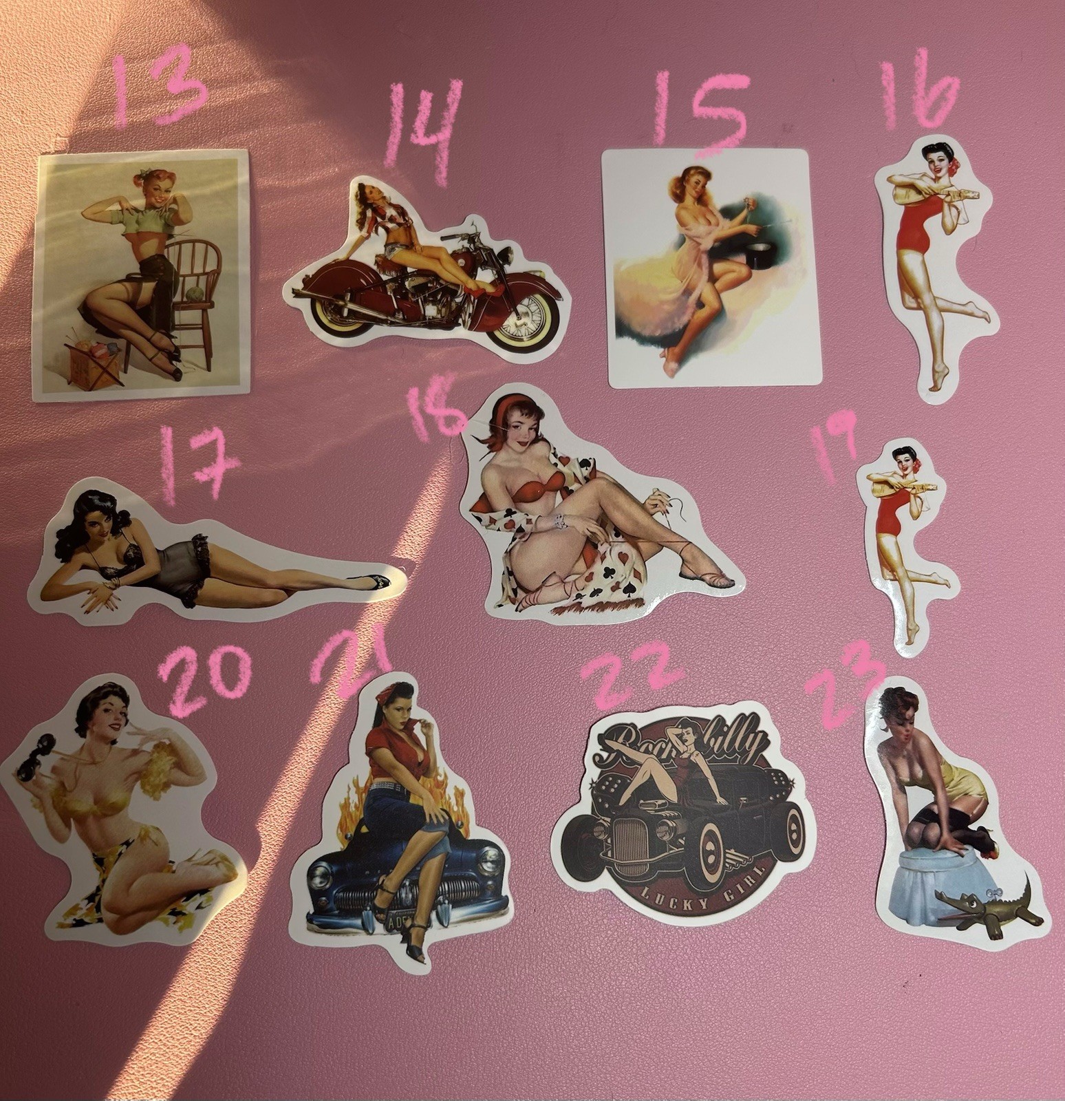 Pinup Girls And More Stickers