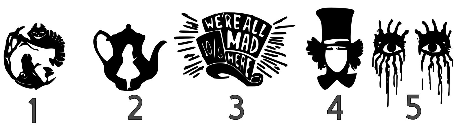 Wonderland Vinyl Decal (read description)