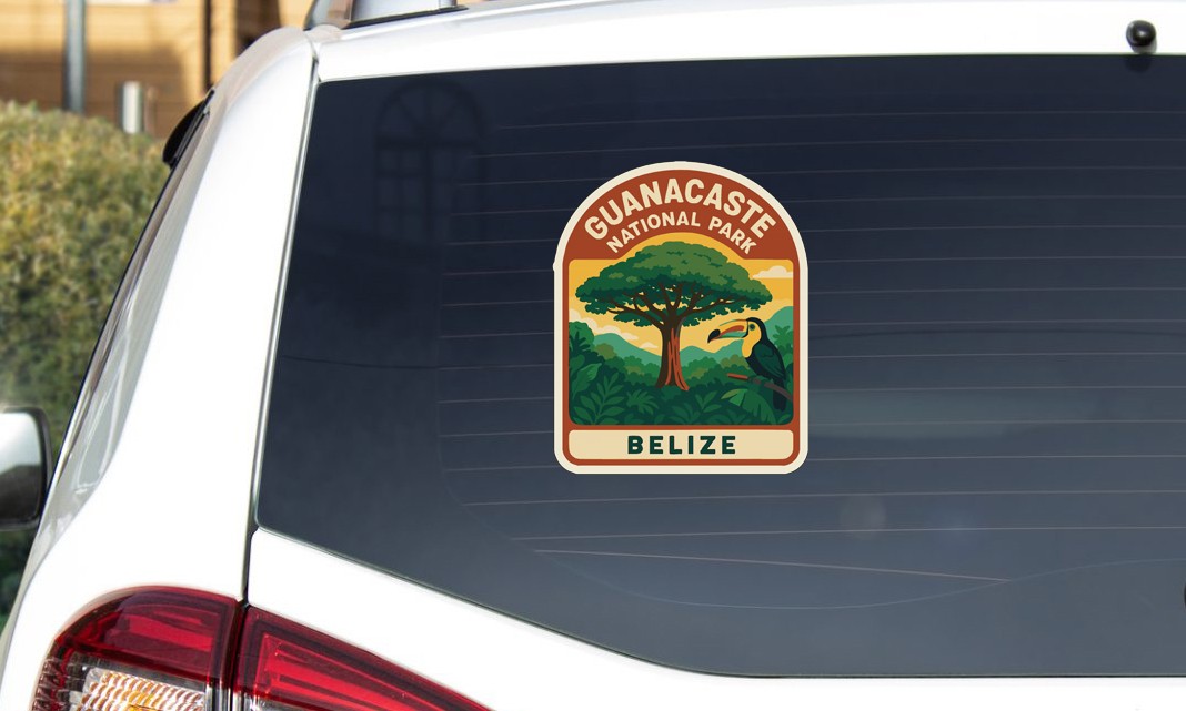 Guanacaste Belize National Park Sticker Decal Vinyl Die-Cut World