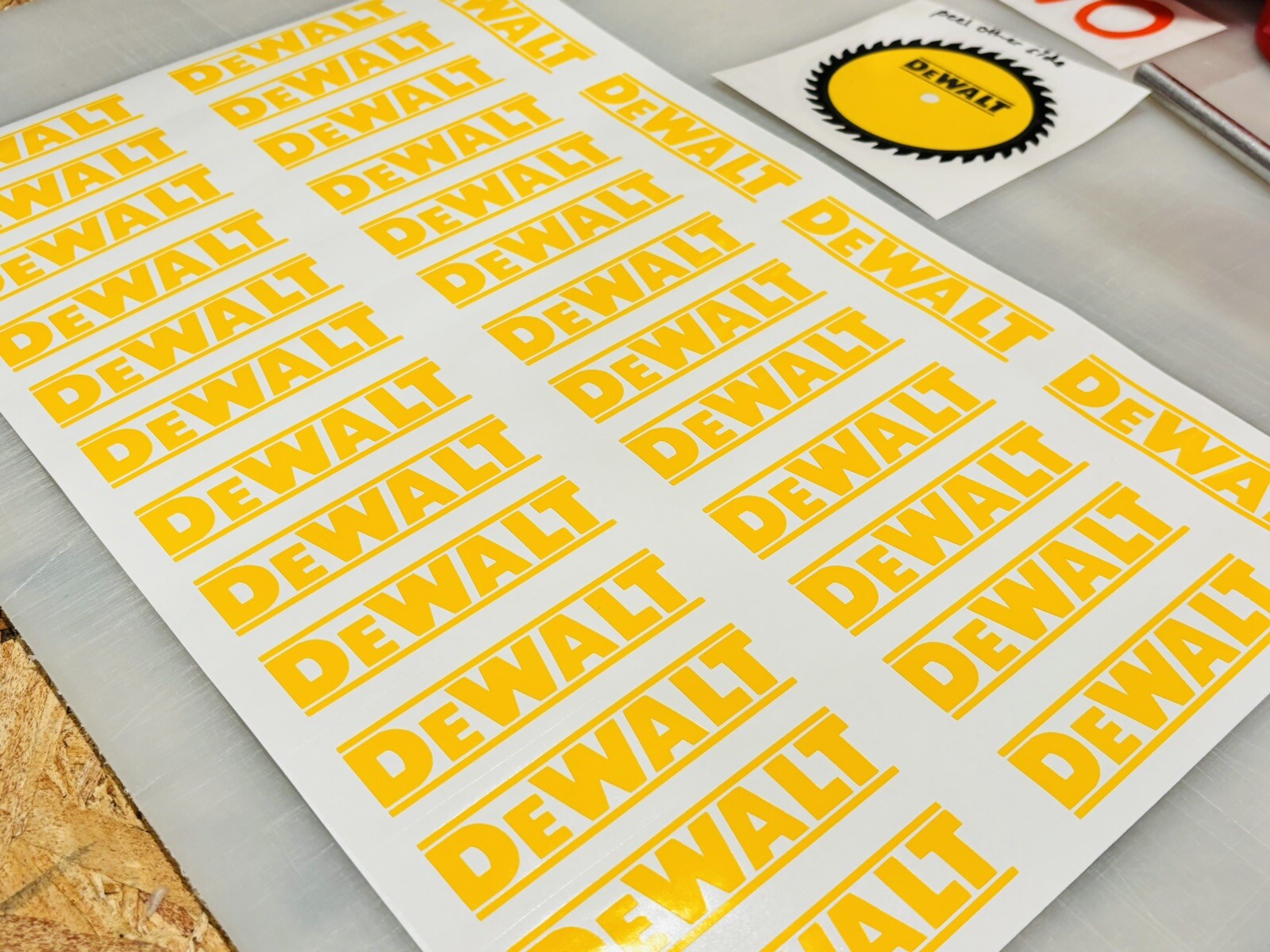 Dewalt Vinyl Decal/Sticker Many Sizes Colors Buy 2 Get 1 Free & Free Shipping!