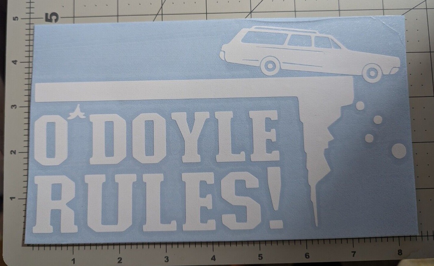O'Doyle Rules! from the movie 'Billy Madison' decal you choose color