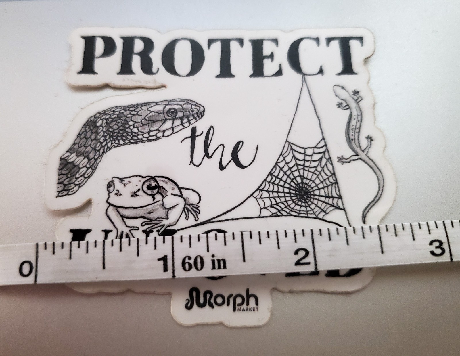 FROG Toad Reptile Snake Lizard Sticker Water Bottle Decal Bumper Sticker 3"