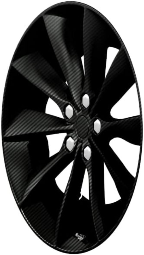 Auto Rim Air-Release Adhesive Vinyl Wrap 24 Inch x 30 Inch 4 Sheet Pack Black…