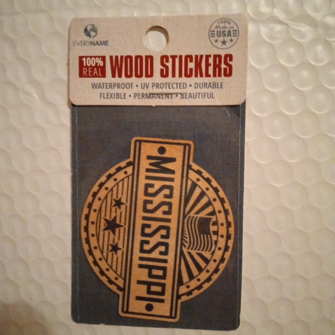 Flexible Wood Sticker Adheres To Flat Or Curved Smooth Surface Waterproof