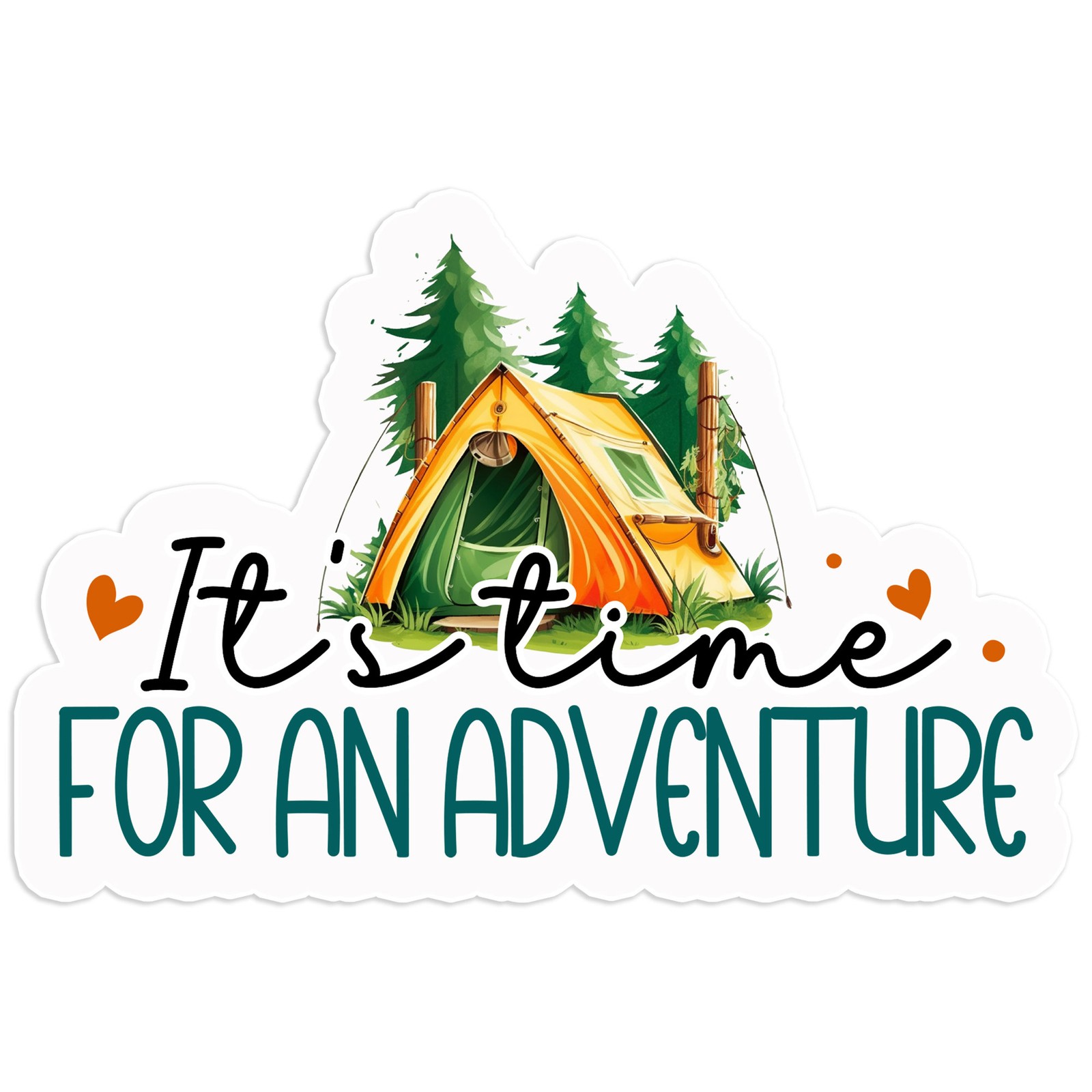 Its Time for An Adventure – Vinyl Decal Sticker – Car Window Laptop – #965
