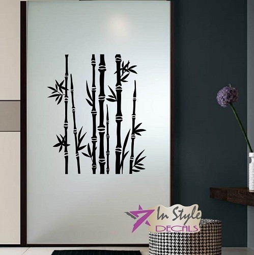 Vinyl Decal Bamboo Trees Floral Design Any Room Wall Sticker Mural Decor 1955