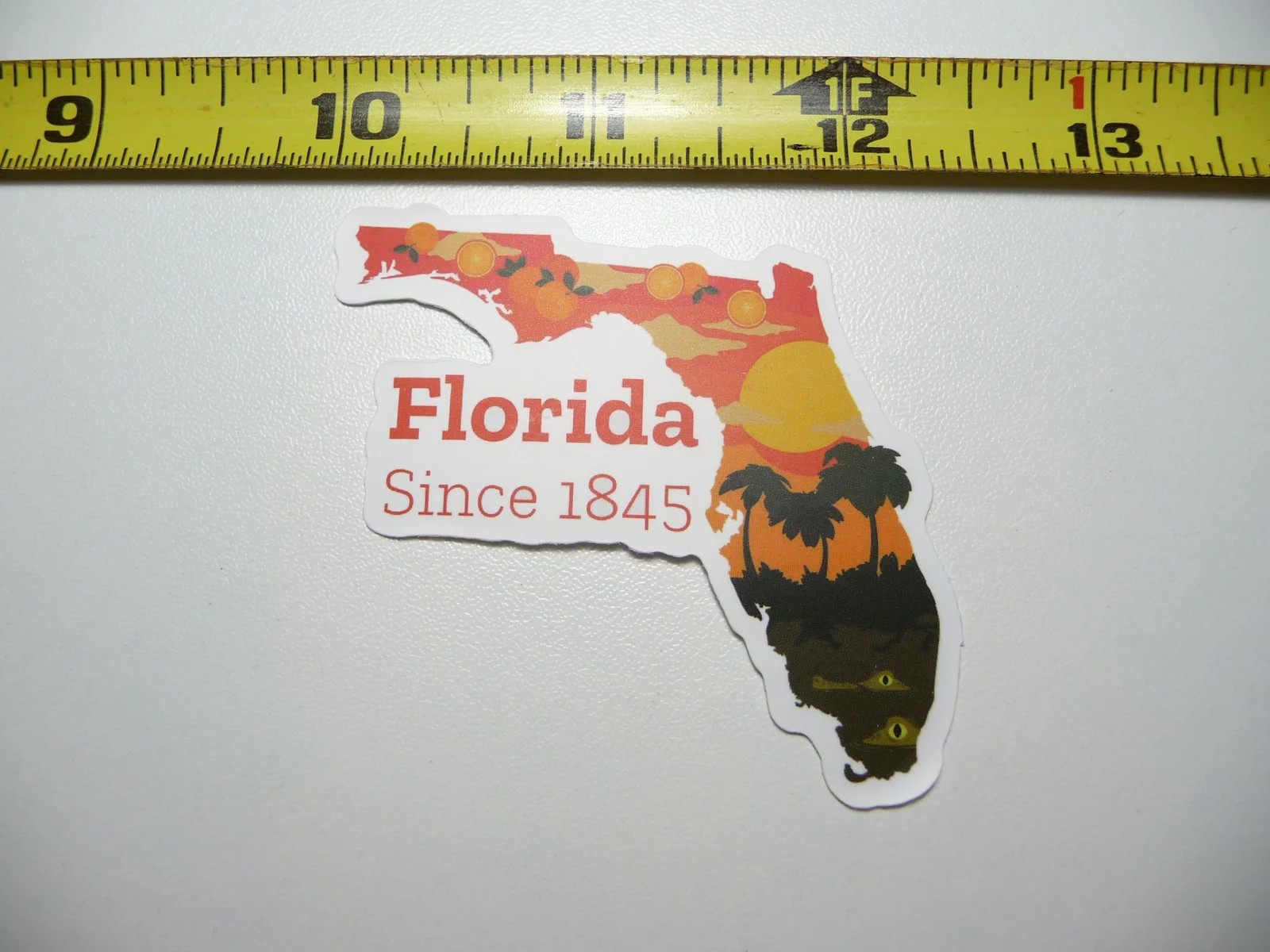 FLORIDA SMALL STICKER DECAL STATE PRIDE BIRTH TRAVEL VACATION TRIP USA